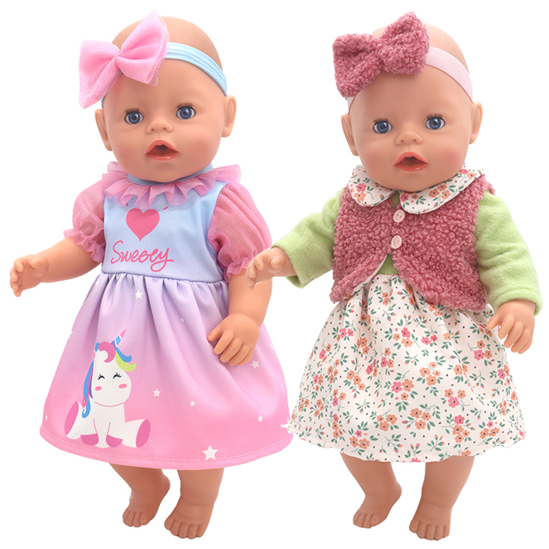 Baby Products Shop - Puppenkleidung, 40 cm, Babypuppe, Wolle, Overall,