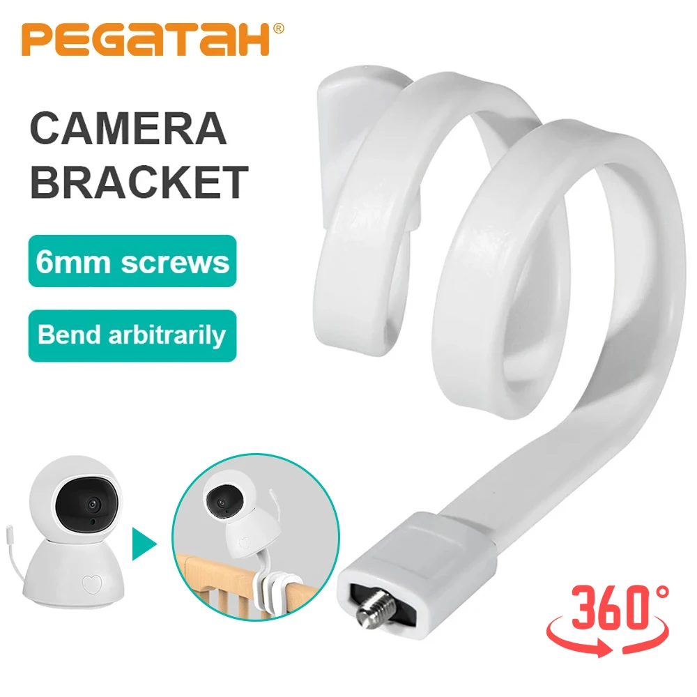 Baby Products Video - PEGATAH M6 Gewinde Silikon Schwanenhals Babyphone-Halterung