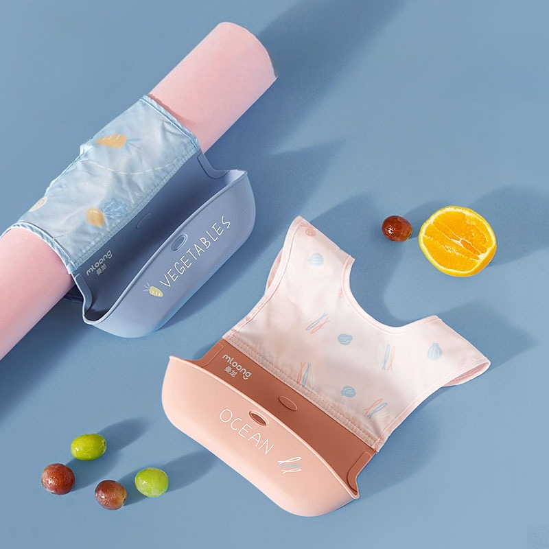 Silicone Baby Bibs - Wasserdichte Lätzchen für Kinder, Baby-Lätzchen, weicher