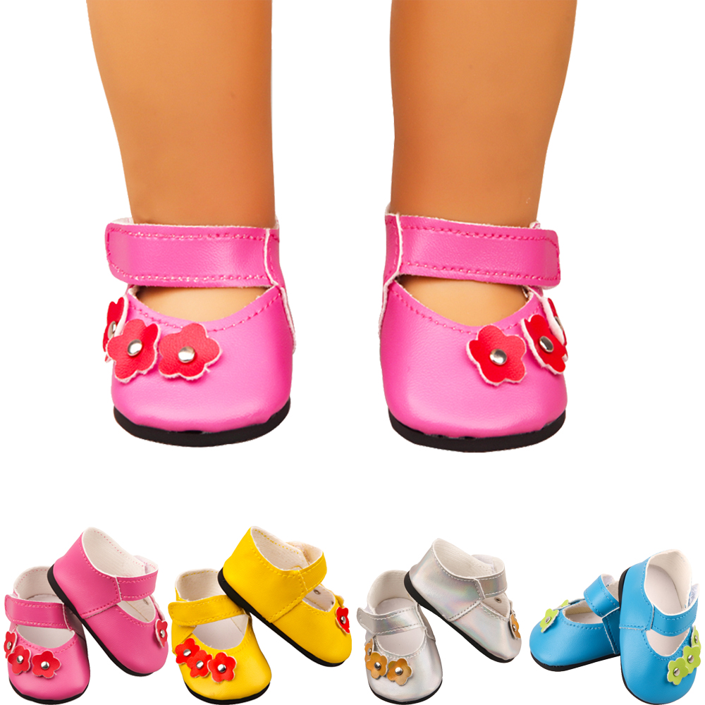 Baby Products Shop - 7cm Blumen puppen schuhe hochwertige Leder