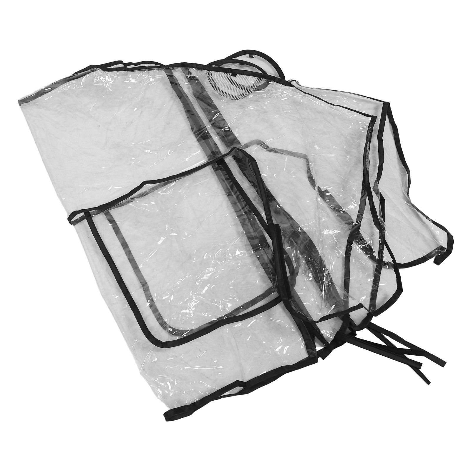 Stroller Rain Cover - Transparenter Regenschutz für Kinderwagen, wasserdicht, staubdicht,
