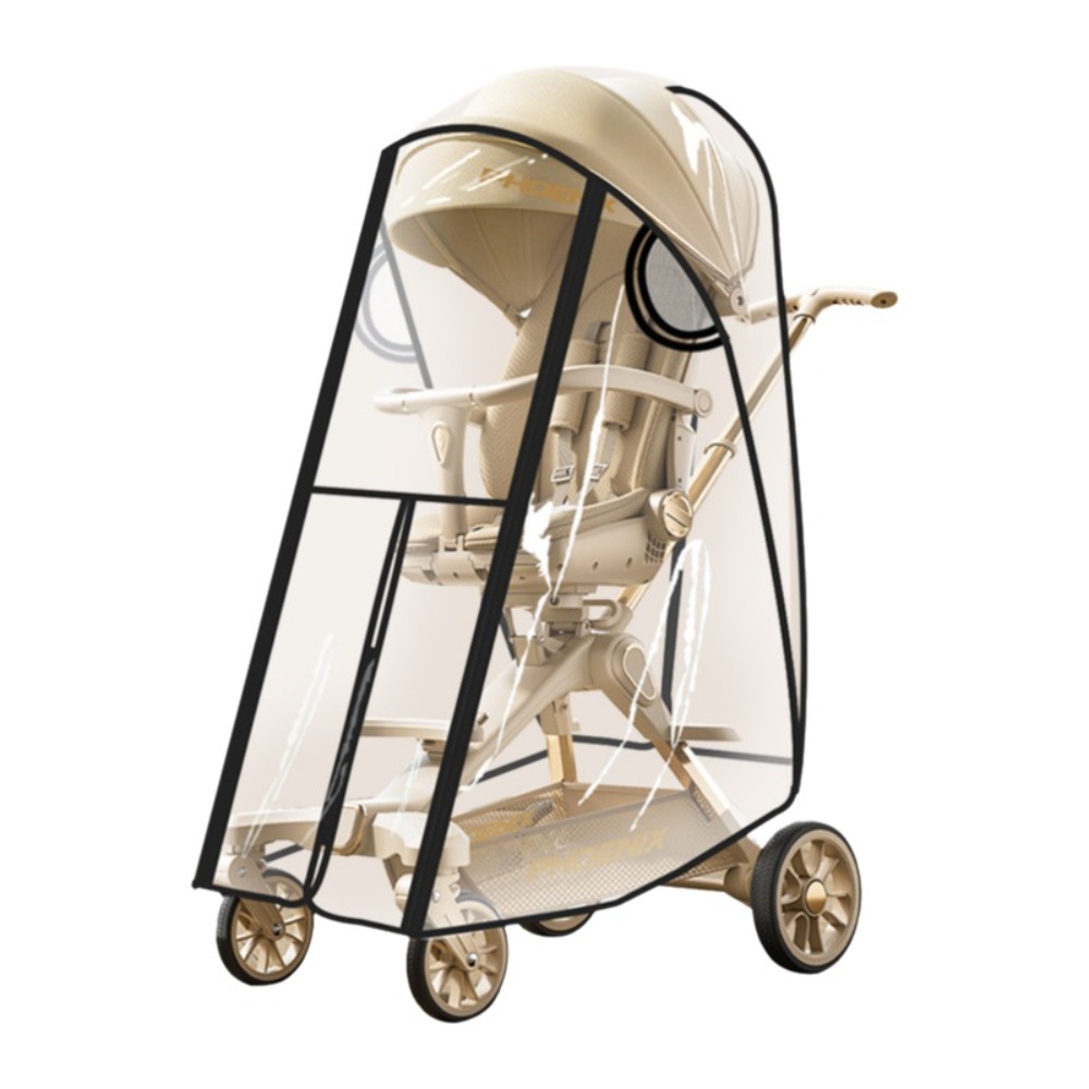 Stroller Rain Cover - Transparente Kinderwagen-Regenschutz, winddicht, wasserdicht, für Kinderwagen,