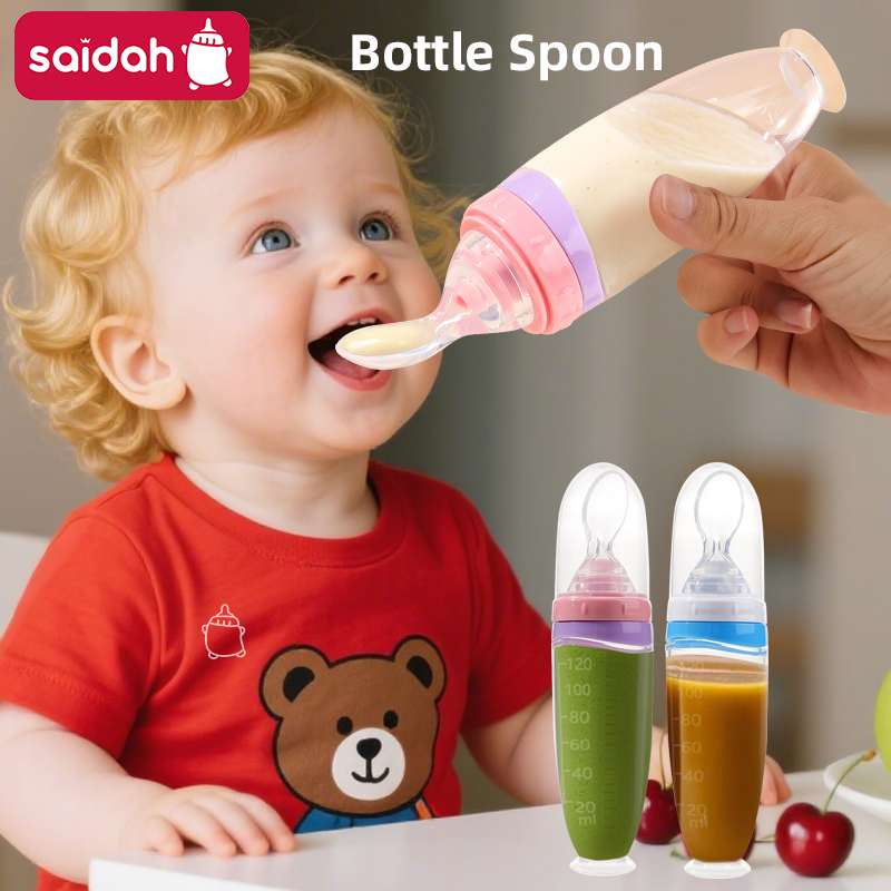 Baby Products Distributor - 120 ml/4-Unzen-Squeeze-Futterspender für flüssige Silikon-Säuglinge |