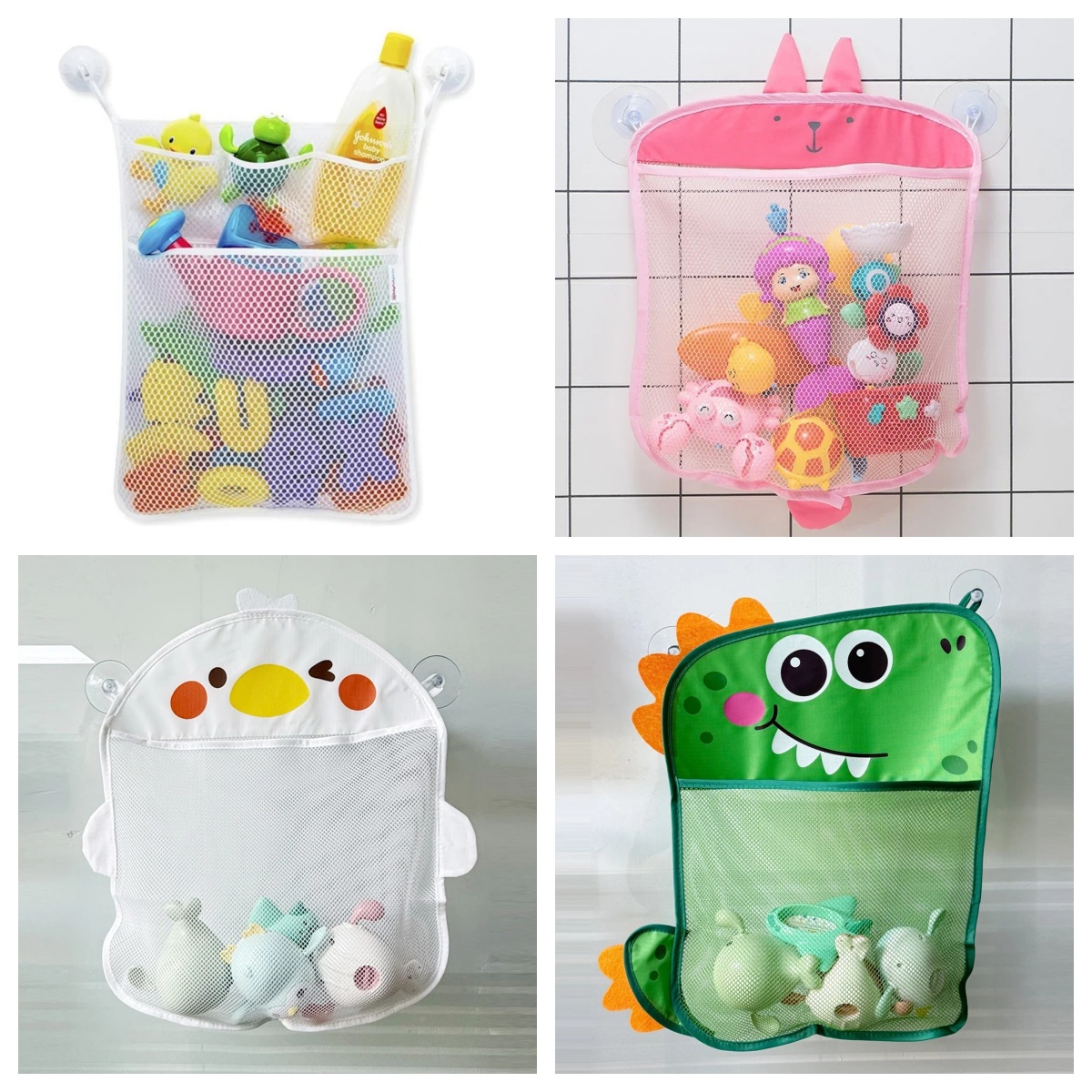 Baby Products Bag - Baby Badezimmer Netzbeutel Cartoon Tierformen Stoff