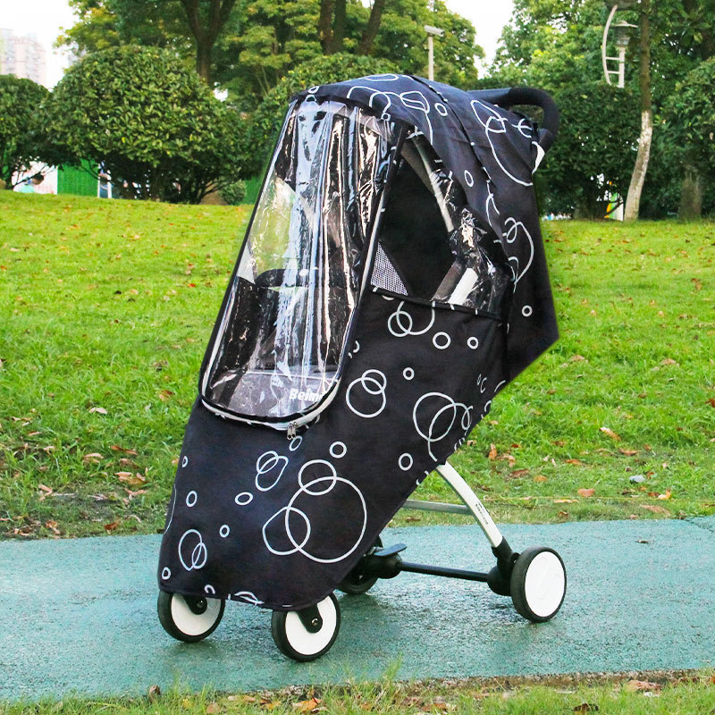 Stroller Rain Cover - Universeller Regenschutz für Kinderwagen Wetterschutz Kinderwagen-Windschutz