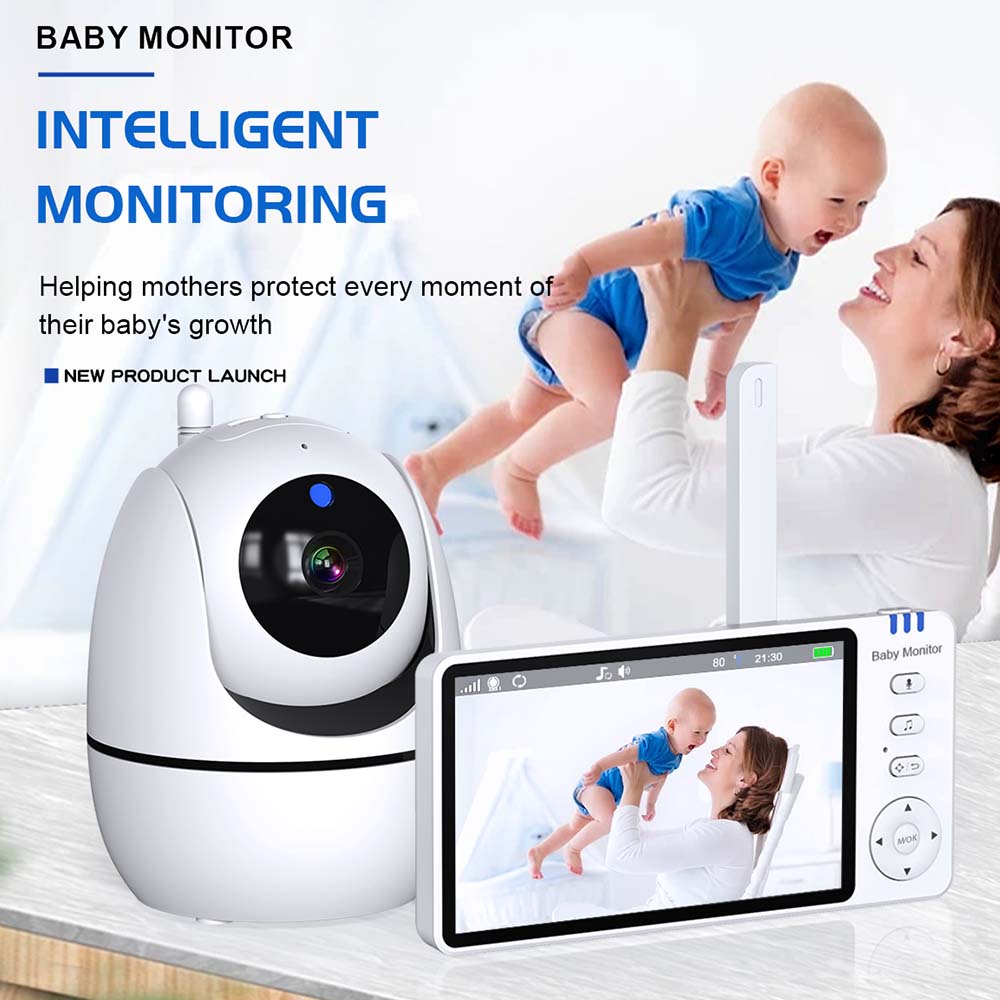 5-Zoll-Video-Babyphone, drahtl – Baby Products Video Bewertung und Preis