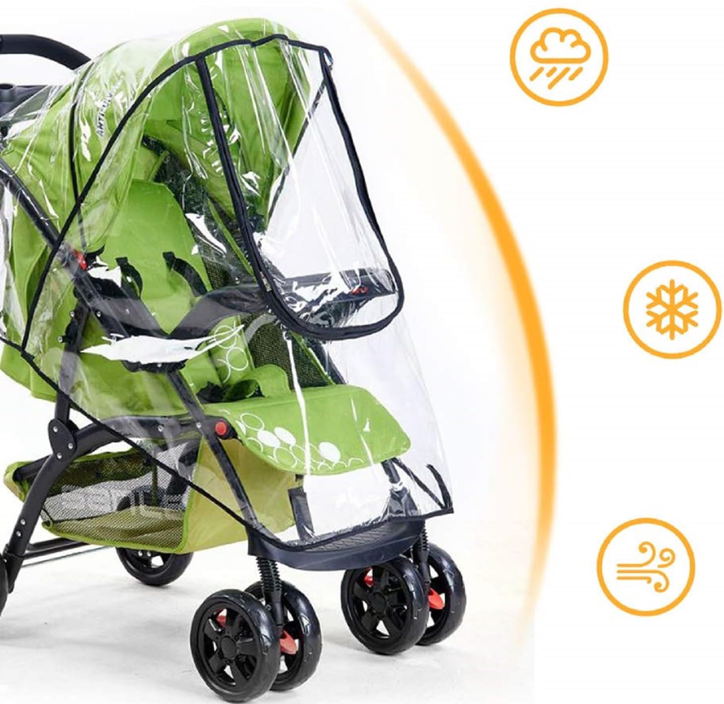 Kinderwagen Regenschutz, unive – Stroller Rain Cover Bewertung und Preis