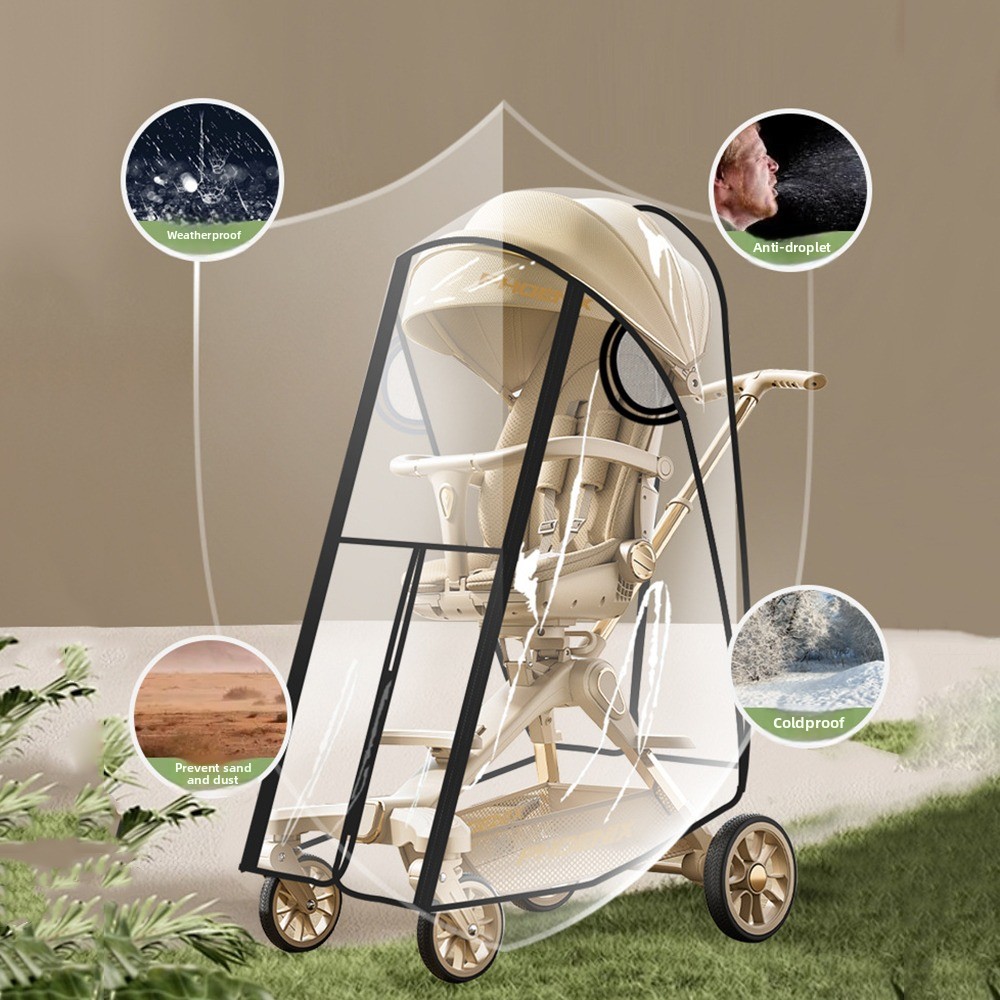 Transparente Kinderwagen-Regen – Stroller Rain Cover Bewertung und Preis