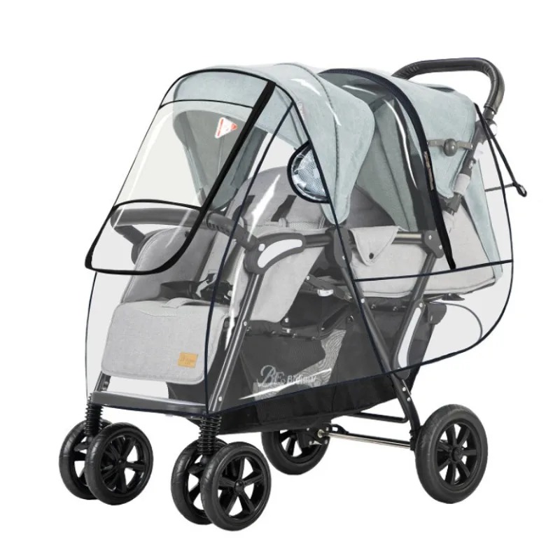 Doppelsitz-Kinderwagen Wasserd – Stroller Rain Cover Bewertung und Preis