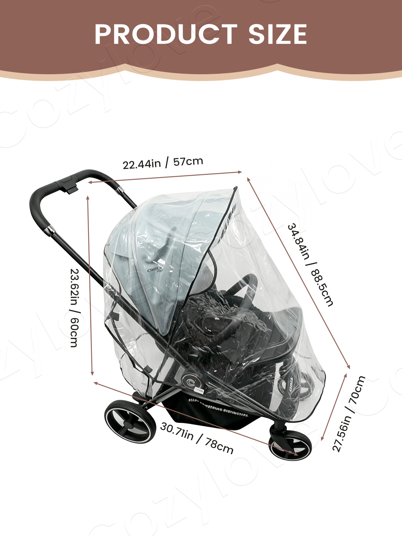 Universeller Kinderwagen-Regen – Stroller Rain Cover Bewertung und Preis