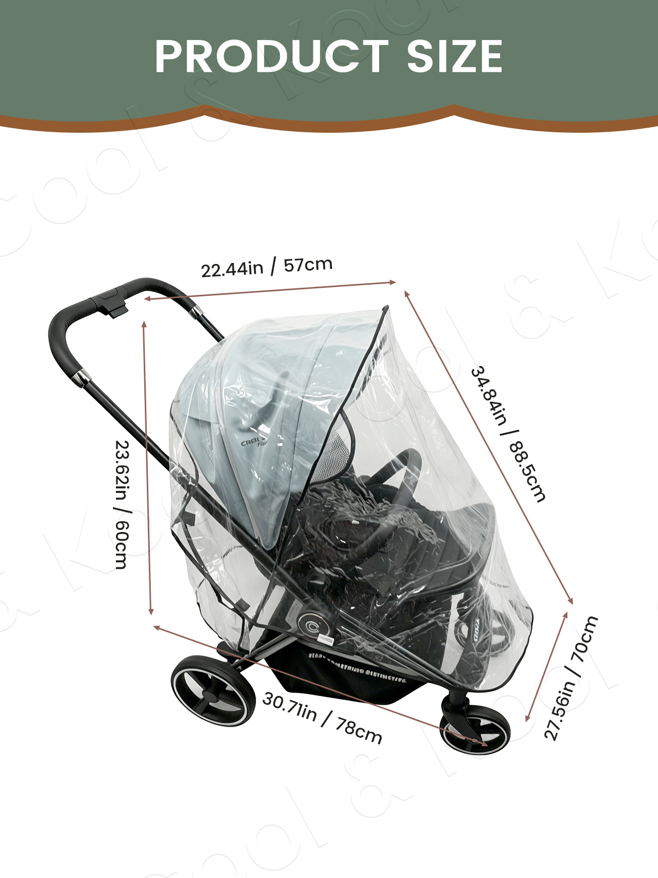 Universelle wasserdichte und w – Stroller Rain Cover Bewertung und Preis