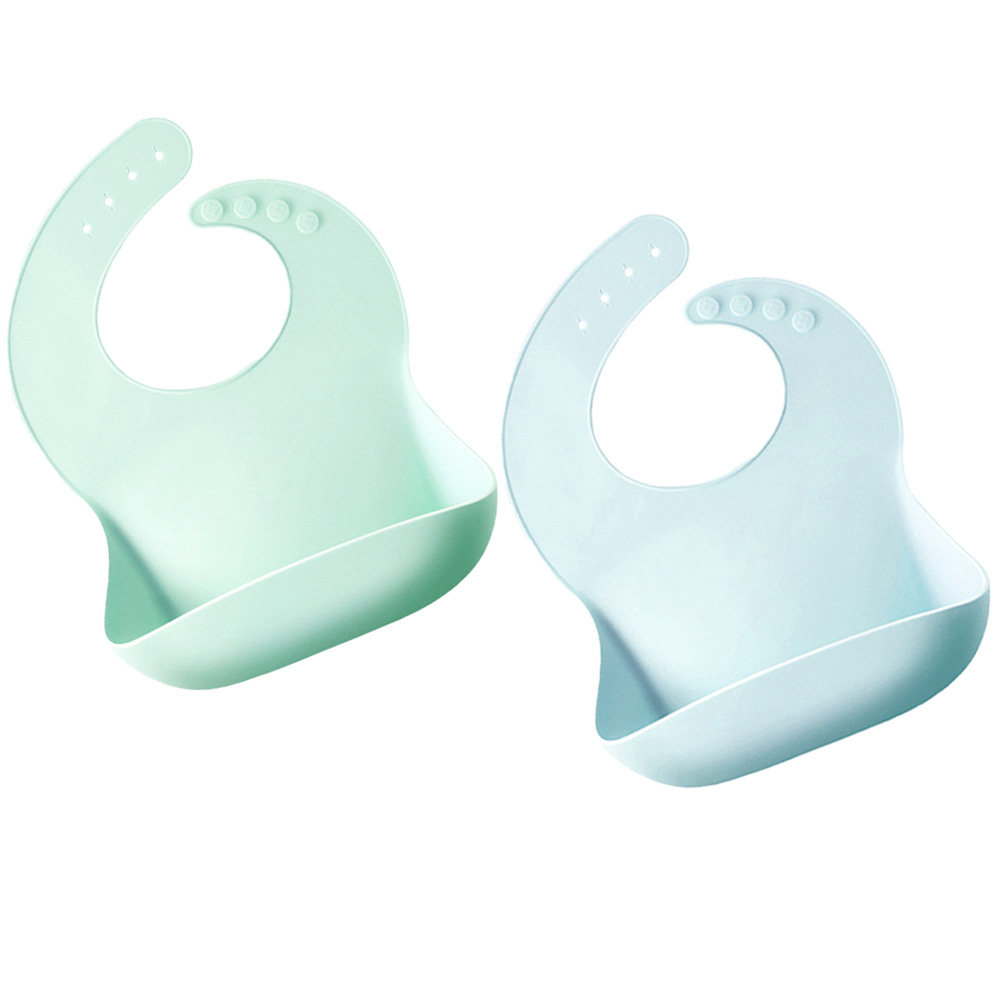 2 Stück Silikon-Sabberlätzchen – Silicone Baby Bibs Bewertung und Preis