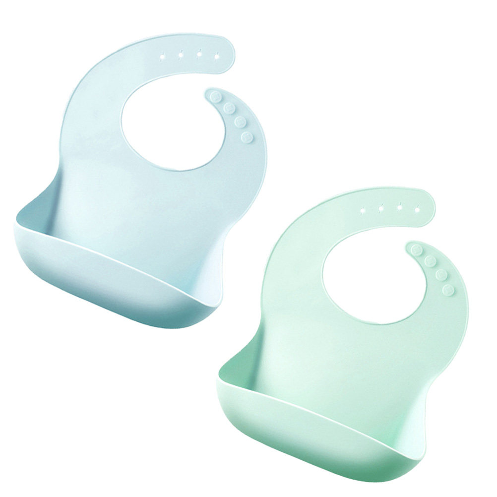 2 Stück Silikon-Sabberlätzchen – Silicone Baby Bibs Bewertung und Preis