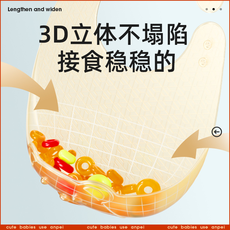 Leichtes Silikon-Lätzchen für  – Silicone Baby Bibs Bewertung und Preis