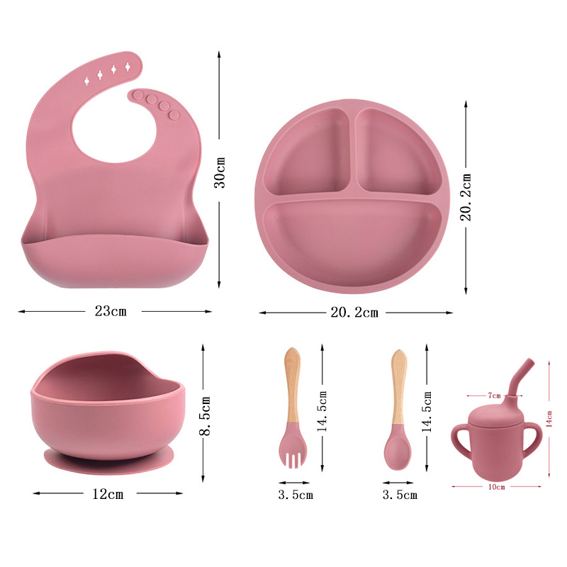 Kinder-Silikon-Geschirr-Set fü – Silicone Baby Bibs Bewertung und Preis