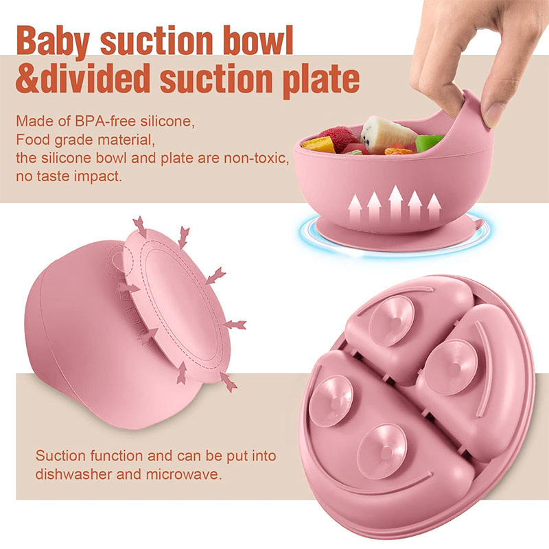 Kinder-Silikon-Geschirr-Set fü – Silicone Baby Bibs Bewertung und Preis
