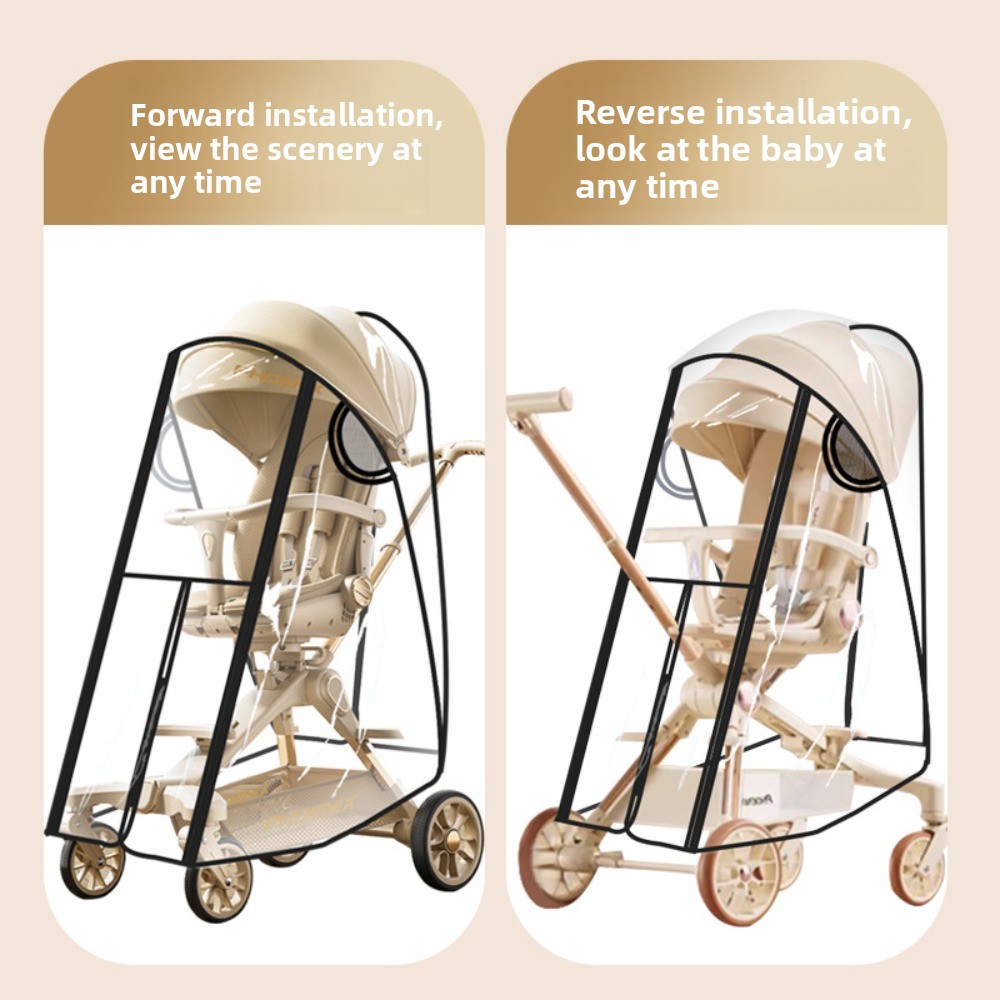 Transparente Kinderwagen-Regen – Stroller Rain Cover Bewertung und Preis