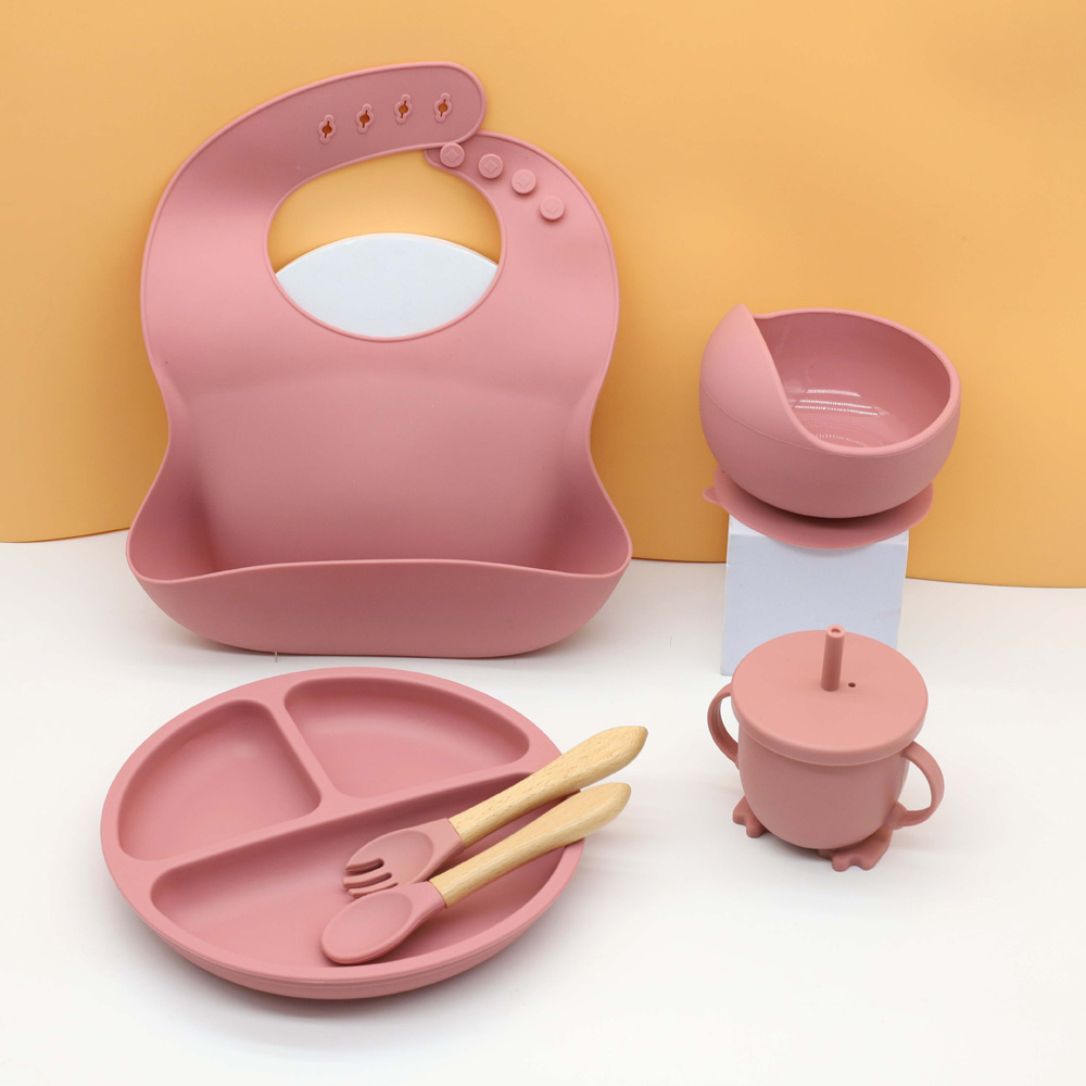 Hot Baby Food Geschirr Set Lät – Silicone Baby Bibs Bewertung und Preis