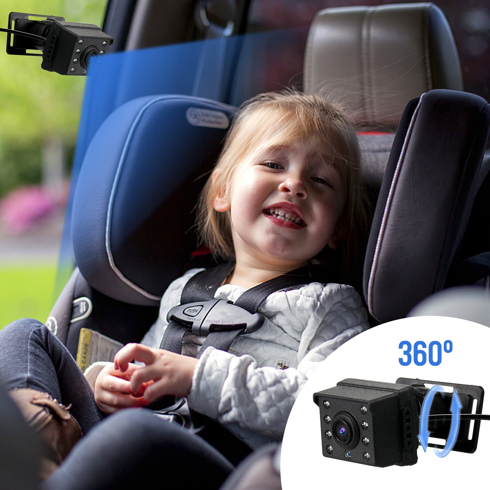 1080P Baby-Autospiegel mit 4,3 – Baby Products Video Bewertung und Preis