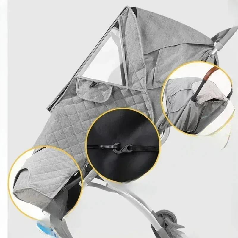 Verdickte Kinderwagen Regensch – Stroller Rain Cover Bewertung und Preis